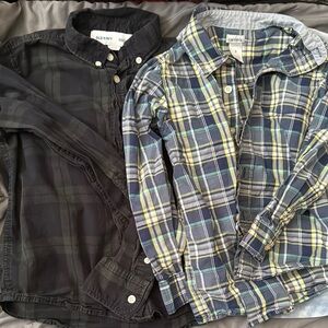 Old Navy Black and Blue Polo Shirt Classic Style